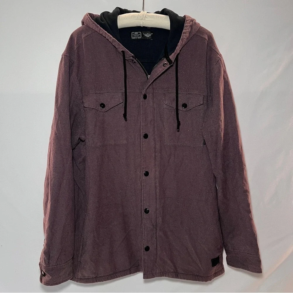 Vintage Nike Jacket - Reddish Brown (Maroon)- Size Large